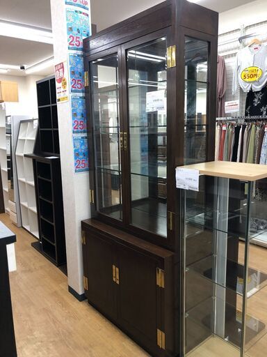 ★ジモティ割あり★ カリモク　ドマーニ ショーケース  W90×D45×H203 クリーニング済み SJ2972