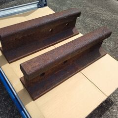 鉄道レール 線路 中古レール  長さ50cm