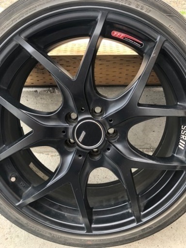 商談中　SSRホイールセット GTV03 18×7.5＋48