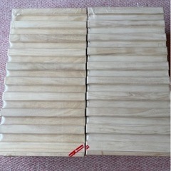 押入れ桐収納庫 箱 木製 2段重ね 新品 セットの画像