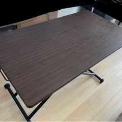 【8月終盤にお渡し可】昇降式ローテーブルの画像