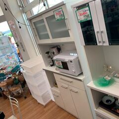 レンジボード 　食器棚　ホワイト　￥27500