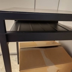 【あげます！】黒 スタイリッシュ サイドテーブルの画像