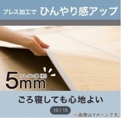 ニトリ　接触冷感ゴザ　120×180の画像