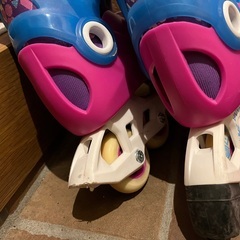 美品⭐︎インラインスケート  ローラースケート ローラーシューズ & プロテクター　デカトロン製品　DECATHLONの画像