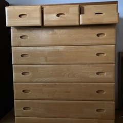 引渡し終了、ありがとうございます。タンス5段＋小さな引き出し4個の画像