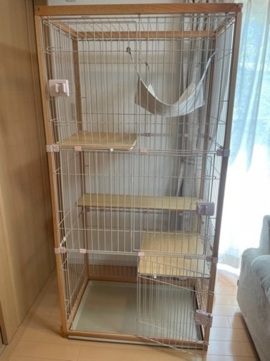 キャットケージ　猫用　3段　美品