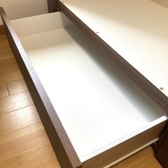【取引中】シングルベッドフレーム ニトリ 引出し付きの画像