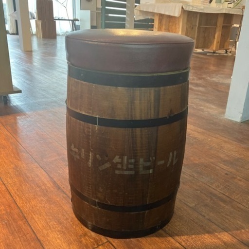 アンティーク　キリン生ビール　椅子