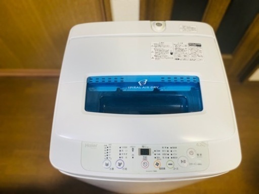 洗濯機　Haier 4.2kg 配送可