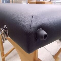 エステベッド 施術台 ブラウン 折りたたみ 収納袋付き マッサージ