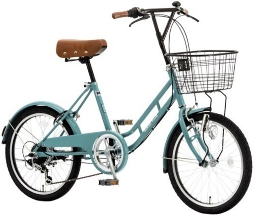 青色がかわいい♪ 20インチ　ミニベロ