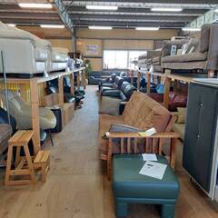 売約済【愛品倶楽部柏店】　ウニコ　ＶＩＳＫＡ　カバーリングソファ３シーター　ナチュラルの画像