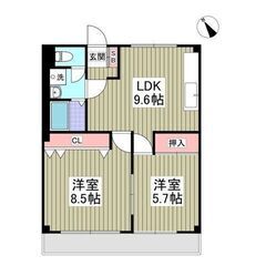 💙💙フリーレント1ヶ月付き😍敷礼０！《2LDK》東金市🐻東金駅か...