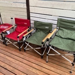 【掲載終了】コールマンキャンプ 椅子 ツーウェイキャプテン 4脚