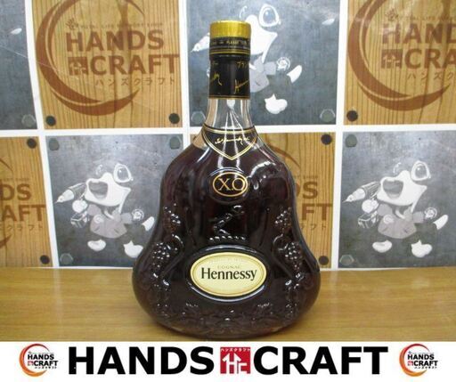 ヘネシー金キャップクリアボトル 700ml 箱入り未開封 ☆値下げ☆ ヘネシーX.O. 金キャップ クリアボトル 700ml 40度 未