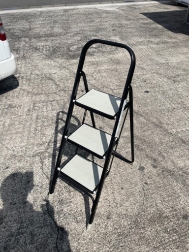 マツ六　3段踏み台　脚立　350×660×1050 折りたたみ可能