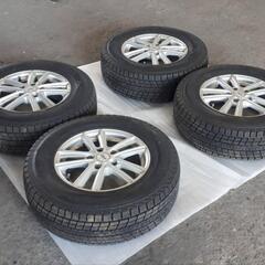○215/70R15○バリ溝○スタッドレスタイヤアルミホイール4...