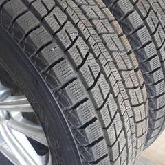 ○215/70R15○バリ溝○スタッドレスタイヤアルミホイール4本セット○ダンロップ○の画像