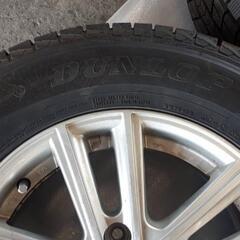 ○215/70R15○バリ溝○スタッドレスタイヤアルミホイール4本セット○ダンロップ○の画像