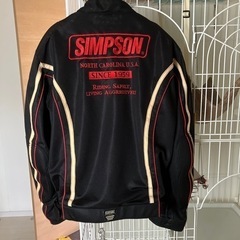 ライダーズジャケットメンズ　メッシュ　Simpson Lサイズの画像