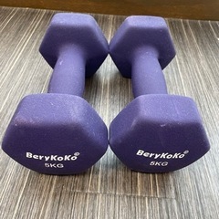 ダンベル 5kg 2こセットの画像