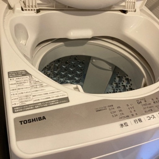 洗濯機　TOSHIBA AW-5G9(W)