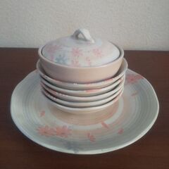 大皿 小鉢 蓋付きの画像