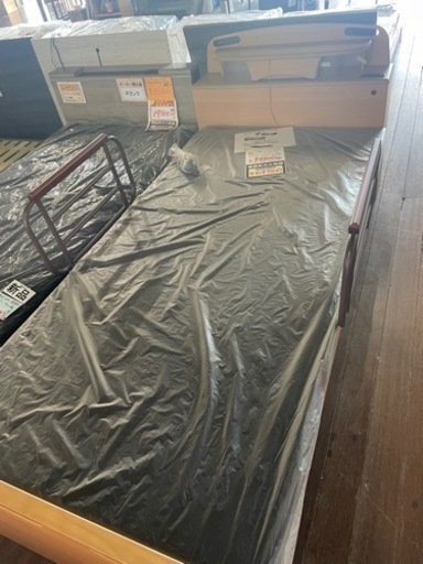 電動ベッド！新品！マットレス付き