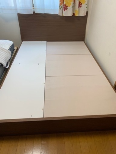 ※   取引中　※ 収納棚付きダブルベッド