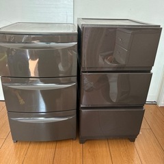 受け渡し決定　３段収納ケース　2個