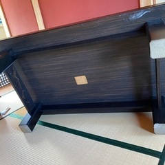 【美品】木製ローテーブルの画像