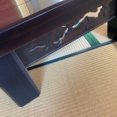 【美品】木製ローテーブルの画像