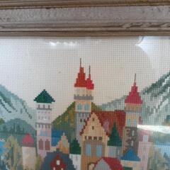 額　刺繍付きの画像