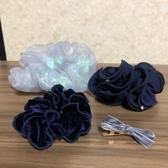 シュシュ　ヘアピン
