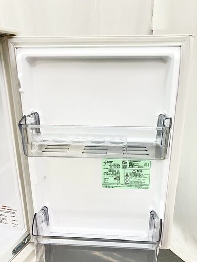 三菱 2ドア冷蔵庫 146L MR-P15H 2022年製　一人暮らし　単身用　EC【SI255】