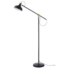 フロアライト IKEA 黒 スタンドライト2点の画像