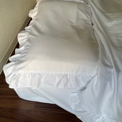 残り1日！セミダブル　マットレス+シーツ&枕カバー４点セット付き　超お得商品‼️すぐ使えます✨の画像