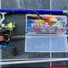 釣り道具一式の画像