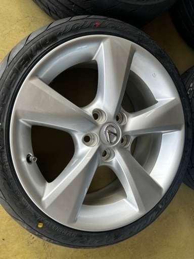 10系 LEXUS RX 純正ホイール 純正流用 17インチ レクサス RX 10系 純正ホイール 流用 タイヤ新品 (おさる) 備中