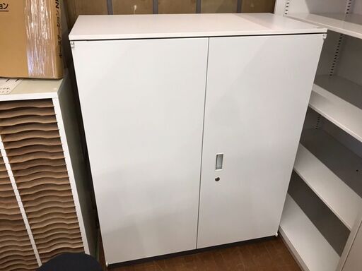 【愛品館八千代店】クロガネ　両開き書庫