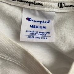 【チャンピオン】白 Tシャツ　Mサイズの画像