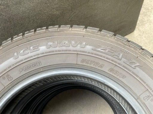 807-4)工賃込み！145/80R13グッドイヤースタッドレス中古4本セット！16年製アイスナビZEAⅡ