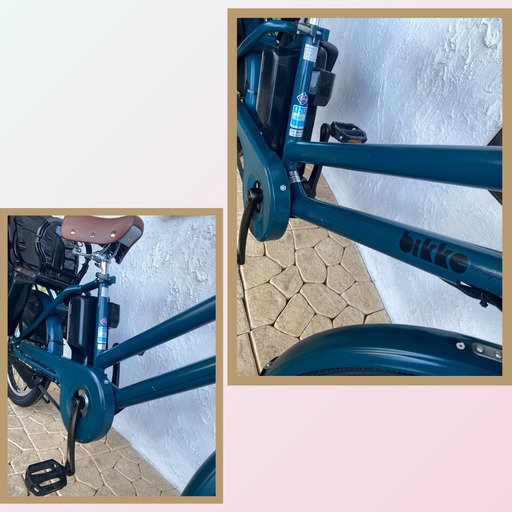 GF 電動自転車　ブリヂストン　ビッケbikke　回生充電　前２４/後２０インチ