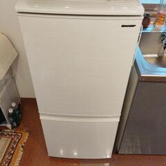 シャープ SHARP SJ-D14E-W 冷蔵庫 ホワイト系 [2ドア /右開き/左開き