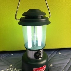 蛍光灯ランタン　コールマン　Coleman 電池式　動作品
