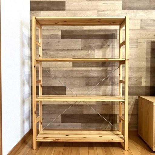 無印良品　パイン材ユニットシェルフ奥行25cmタイプ・86cm幅・中
