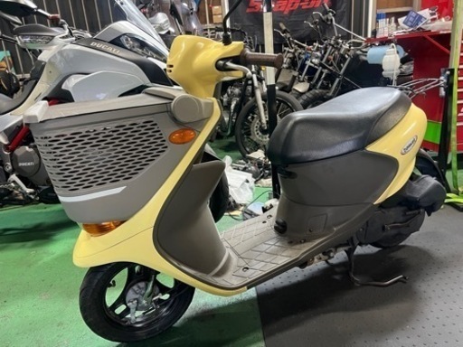 SOLD OUT！格安原付！レッツ4 バスケット　バッテリー新品　配送可能！