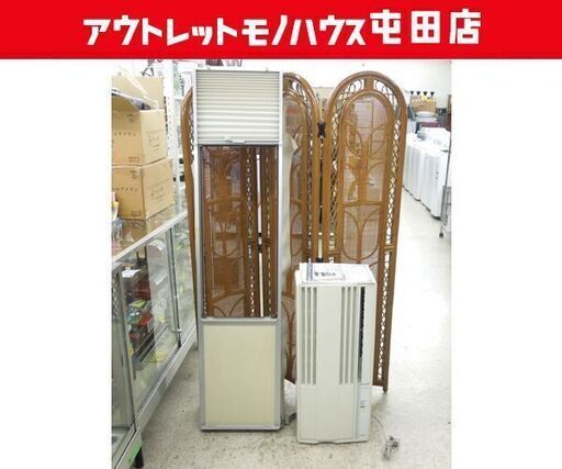 屯田店限定 コロナ ウインドエアコン 窓用エアコン 2011年製 CW-1611 リモコン 標準+テラス窓用枠付き CORONA ☆ 札幌市 北区 屯田