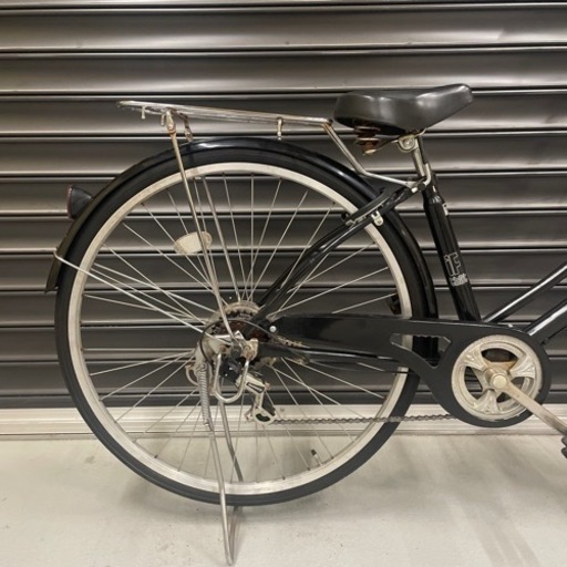 27インチ　自転車　ブラック